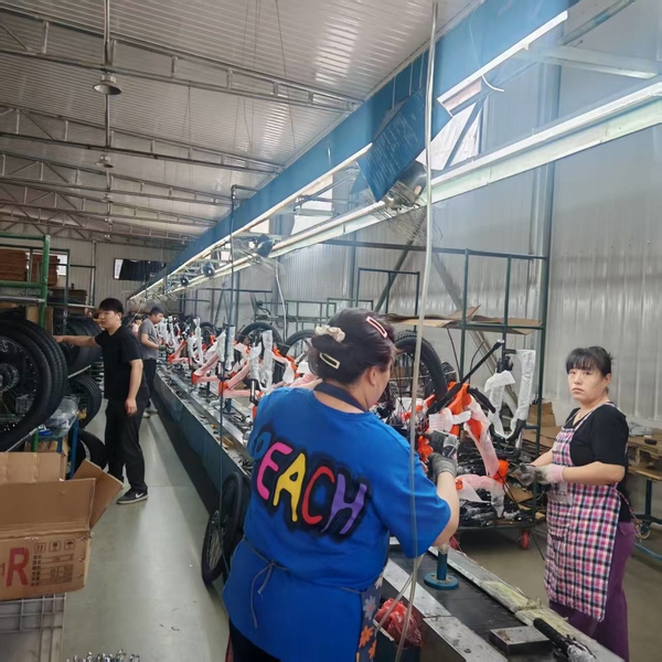 QINGDAO BESTRIDING SPORTS CO.,LTD ligne de production du fabricant