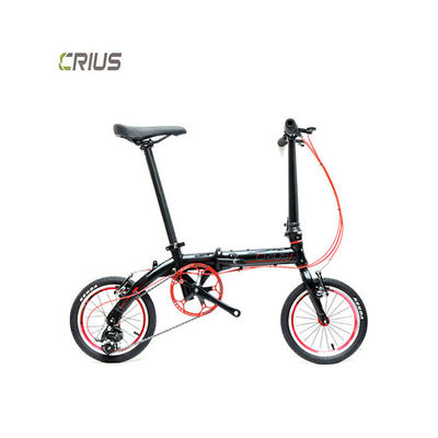 Full Shockproof Frame Crius 14 pouces Vélos pliants en alliage léger intelligents pour adultes