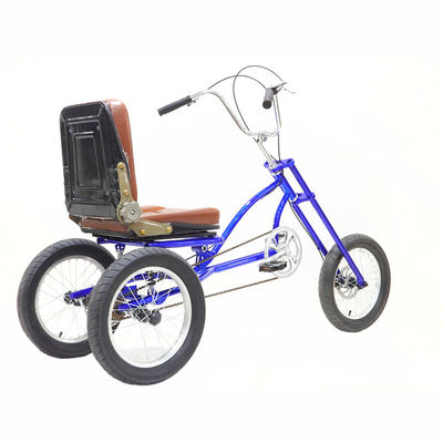 16 pouces Trike 3 roues tricycle adultes cargo vélo avec haut niveau de l' acier au carbone manœuvres tige