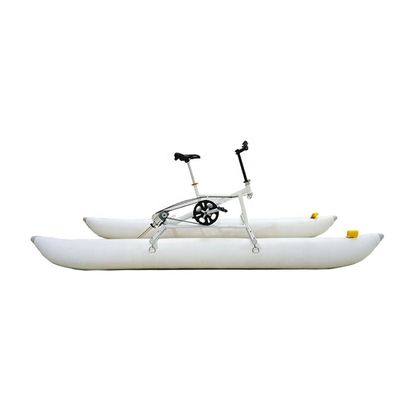 Hôtel de villégiature équipement de jeux aquatiques Alloy vélo à pédales flottant vélo à eau gonflable