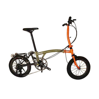 16 pouces Crius vélo pliable 349 V frein 8 vitesses 9 vitesses cadre en acier chrome-molybdène