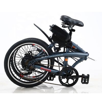 Vélo électrique pliable de 20 pouces 36v 6 SPEED Batterie au lithium amovible pour le vélo en plein air