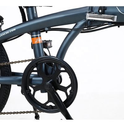 Vélo électrique pliable de 20 pouces 36v 6 SPEED Batterie au lithium amovible pour le vélo en plein air