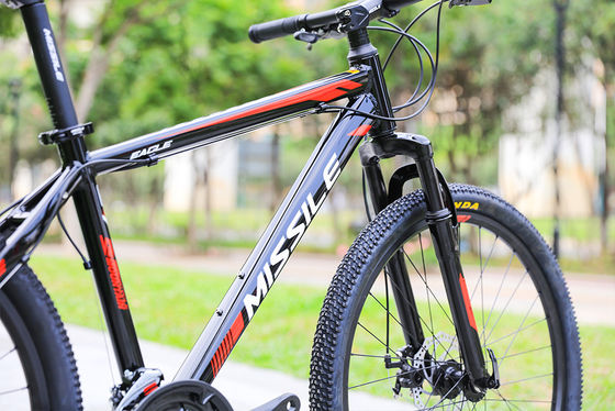 Vélo de montagne à suspension complète de 24 vitesses avec cadre en aluminium et largeur de pneu de 26 x 1,95 "