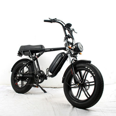 Véhicule électrique à moteur à moyeu arrière à suspension complète avec puissance 48v 1000w et batterie amovible