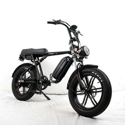 35 kg cadre en alliage d'aluminium pneu électrique à graisse E vélo avec longue portée 48v 750W / 1000W moteur