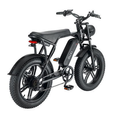 Puissant moteur V8 de 750W 20 pouces Fat Tire vélo de montagne électrique avec batterie 48V 15ah