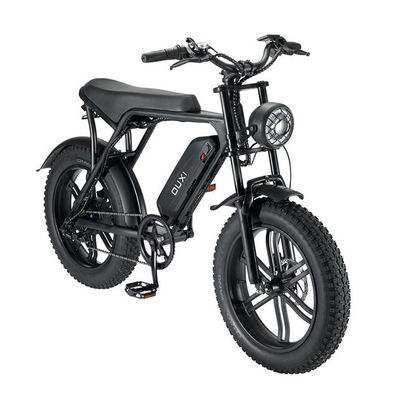 Puissant moteur V8 de 750W 20 pouces Fat Tire vélo de montagne électrique avec batterie 48V 15ah