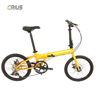 20 pouces en alliage d'aluminium routier de course de roue pliable avec roue avant et arrière V frein