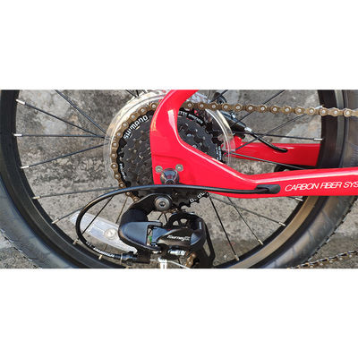 Vélo pour enfants de 20 pouces avec une fourchette et un cadre en fibre de carbone