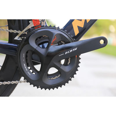 Newly Designed 700C*25 22 Speed Carbon Frame Bend Handlebar Road Bike avec suspension à fourchette