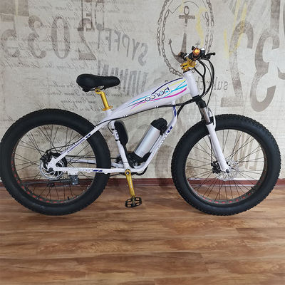 Fabriqué 26 pouces vélo électrique à pneus gras avec 48v 500w moteur batterie au lithium alimenté