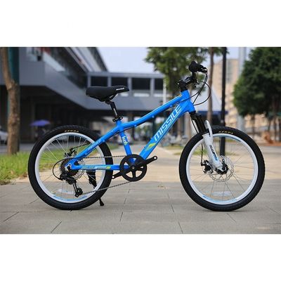 Vélo de montagne pliable de 20 pouces pour enfants fourchette en acier et exploration en plein air