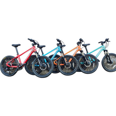 Vélo de montagne de 20 pouces pour enfants de 7 à 10 ans avec suspension à fourchette et pesant 11 kg