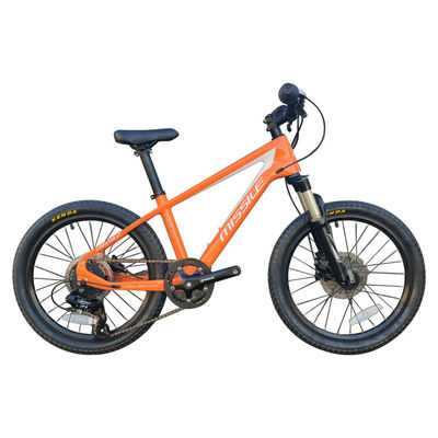 Vélo de montagne de 20 pouces pour enfants de 7 à 10 ans avec suspension à fourchette et pesant 11 kg