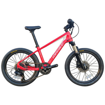 Vélo de montagne de 20 pouces pour enfants de 7 à 10 ans avec suspension à fourchette et pesant 11 kg