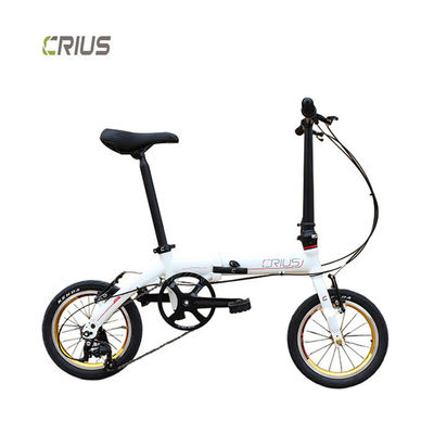 Full Shockproof Frame Crius 14 pouces Vélos pliants en alliage léger intelligents pour adultes