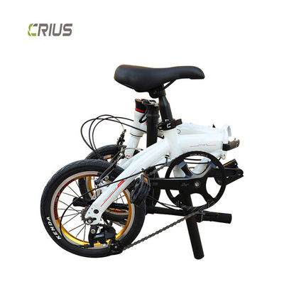 Full Shockproof Frame Crius 14 pouces Vélos pliants en alliage léger intelligents pour adultes