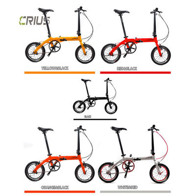 Full Shockproof Frame Crius 14 pouces Vélos pliants en alliage léger intelligents pour adultes