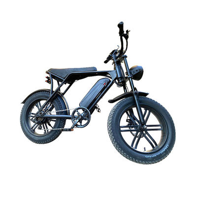 Bicycle électrique de plage de neige avec frein à double disque et batterie au lithium