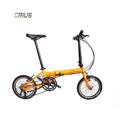 Vélo pliant de 16 pouces avec dérailleur arrière R9 et cassette Xunjie 9s 11-28T