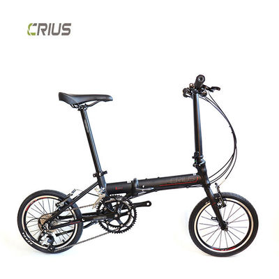 Vélo pliant de 16 pouces avec dérailleur arrière R9 et cassette Xunjie 9s 11-28T