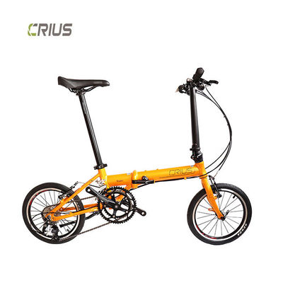 Un vélo de route pliable pour hommes de 16 pouces avec cassette Xunjie 9s 11-28T