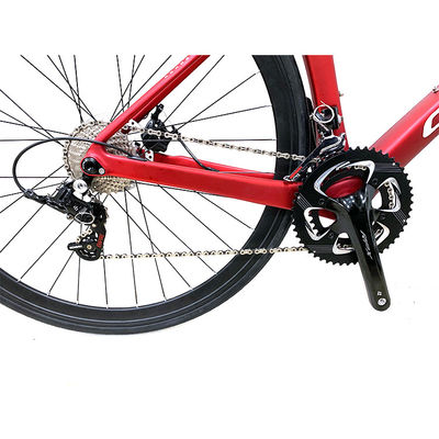 OEM cadre en fibre de carbone 700C vélo de route avec 2x11 vitesse engrenage et suspension à fourchette