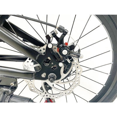 Activités extérieures modernes Vélo pliable de 20 pouces avec cadre en acier et 7 engrenages rapides