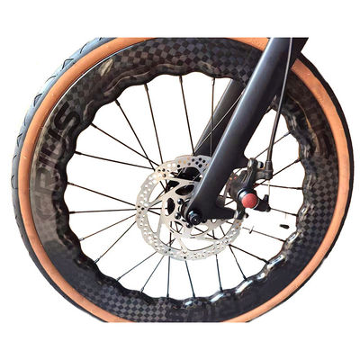 Vélo pliable de petite taille de 20 pouces avec chargement à haute technologie creuse de 53 tonnes et tube de tête de 35/37 mm