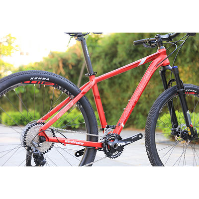 Tailles personnalisées de vélo d'exercice 29 pouces Vélo de montagne avec 22 engrenages de vitesse et soudures lisses