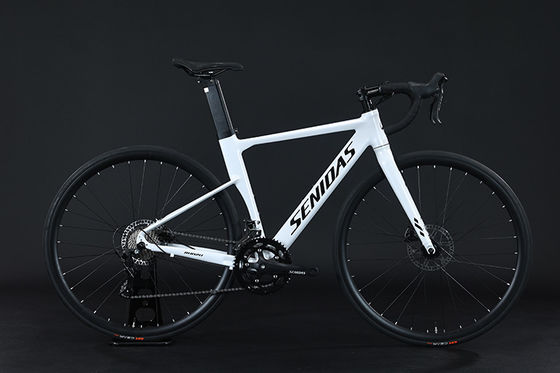 Vélo de route léger en aluminium à 18 vitesses et frein hydraulique pour le contrôle