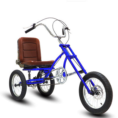Vélo adulte multifonctionnel rose de 24 pouces avec siège amovible