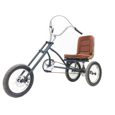 16 "Tricycle à vitesse unique avec frein à disque 160 mm Manège en acier au carbone haut