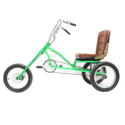 16 "Tricycle à vitesse unique avec frein à disque 160 mm Manège en acier au carbone haut