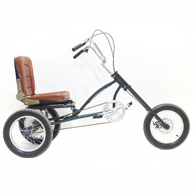 16 "Tricycle à vitesse unique avec frein à disque 160 mm Manège en acier au carbone haut
