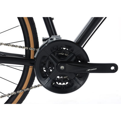 27 vitesses vitesse de conception adulte 700 * 35C vélo de route à barre plate avec fourchette en alliage personnalisable
