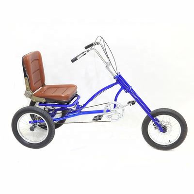 Fréquence avant arrière 16 pouces adulte tricycle Trike avec pédale en aluminium et vitesse unique