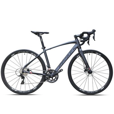 Vélo routier 700C à châssis rigide 18 vitesses Matériau du châssis en alliage d'aluminium 10,5 kg Poids