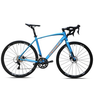 Vélo routier 700C à châssis rigide 18 vitesses Matériau du châssis en alliage d'aluminium 10,5 kg Poids