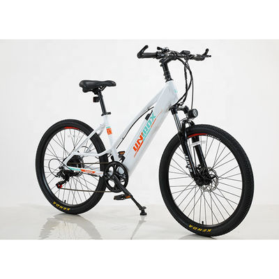 Vélo de montagne électrique à batterie au lithium à 6 vitesses sur mesure pour les aventures hors route