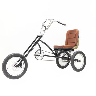 Tricycle adulte de 16 pouces avec poignée de frein en alliage d'aluminium et jante en aluminium