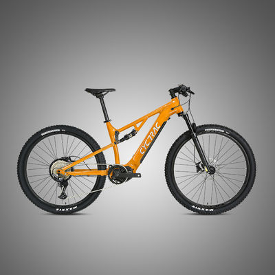 48V Moyen entraînement Fibre de carbone à travers l'essieu Boost Frame Cables intérieurs Vélo électrique EM6 Ebike