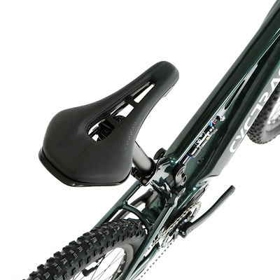 48V Moyen entraînement Fibre de carbone à travers l'essieu Boost Frame Cables intérieurs Vélo électrique EM6 Ebike