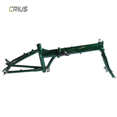 Cadre de vélo pliable en alliage d'aluminium de 20 pouces avec mode de traitement de surface brillante Convient