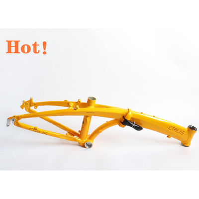 Cadre de vélo OEM personnalisé Cadre pliable de vélo électrique 2900g Mode de traitement de surface brillante