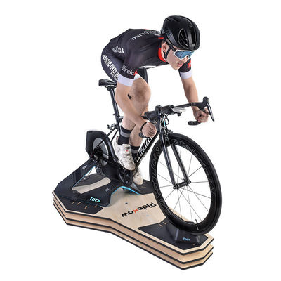 Parking sécurisé porte-vélo pliable utile et économe en espace avec bloc d'amortissement en caoutchouc