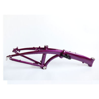 Cadre de vélo OEM personnalisé Cadre pliable de vélo électrique 2900g Mode de traitement de surface brillante