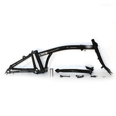Vélo pliable en acier léger de 16"-17" CR-MO 4130 pour les aventures en plein air