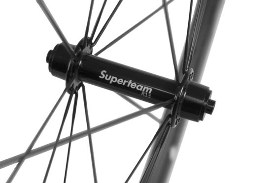 Superteam 38 mm roue de route avec système de freinage en V et R13 Black Hub Elbow